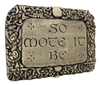 So Mote It Be Witchcraft & Spell Plaque | Witch Wall Decor | Samhain Decoration | Shop The Modern Witch Store For Altar Supplies | Witch Gifts
