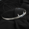 silver ritual circlet, wicca tool, crescent moon, occult apparel, witch clothing & accessories.