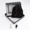 Handcrafted Black Obsidian Pentacle Pendulum - Divination Altar Tools & Witchcraft Supplies
