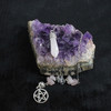Handcrafted Rose Quartz Pentacle Pendulum - Divination Tools & Magical Supplies