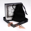 Rose Gold Pentacle Pendulum & Witchcraft Starter Kit: with board and instructions | witchcraft supplies  | pagan altar tools | wiccan gifts | spiritual supplies with gift box