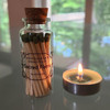 Matches holder, bottled matches, match bottle with striker, match stick bottle, matches glass jar with striker, apothecary matches, Matches for wicca, ceremonial, ritual, spells, witchcraft, spell supplies, pagan supplies