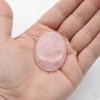 Ritual Supplies - Spell Supplies - Rose Quartz Worry Stone Wiccan Healing Crystal Witchcraft Supplies Pagan Altar Tools Crystal for Witches Rituals & Spellwork