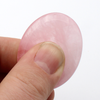 Ritual Supplies - Love Spell Supplies - Rose Quartz Worry Stone Wiccan Healing Crystal Witchcraft Supplies Pagan Altar Tools Crystal for Witches Rituals & Spellwork