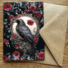 Raven & Rose | 4x6 Witchcraft Greeting Card | Witchy Valentines day gifts & Anniversary Present | Gift from the Heart