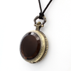 Black Obsidian Scrying Locket | Protection Talisman