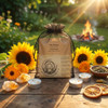 Solar Radiance - 6 Tealights - Solar Ritual Candles - Sunstone - Sandalwood - Bergamot