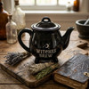 Kitchen Witch Witches Brew Tea Pot ready for Witchcraft