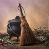 Pentacle Altar Broom | Witch Ritual Besom