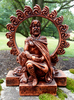 Lugh Figurine | Celtic Pagan God Statue - Redwood