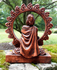 Lugh Figurine | Celtic Pagan God Statue - Redwood