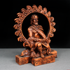 Lugh Figurine | Celtic Pagan God Statue - Redwood