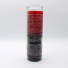 Double Action | Reversible Glass Candle | Black & Red