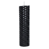 Beeswax Rolled Taper - Black 4 Inch