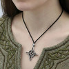 Wiccan Witches Knot Necklace Pewter Witchcraft Protection Amulet