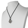 Pewter Heart Love Lock Pendant | Hoodoo Binding & Fidelity