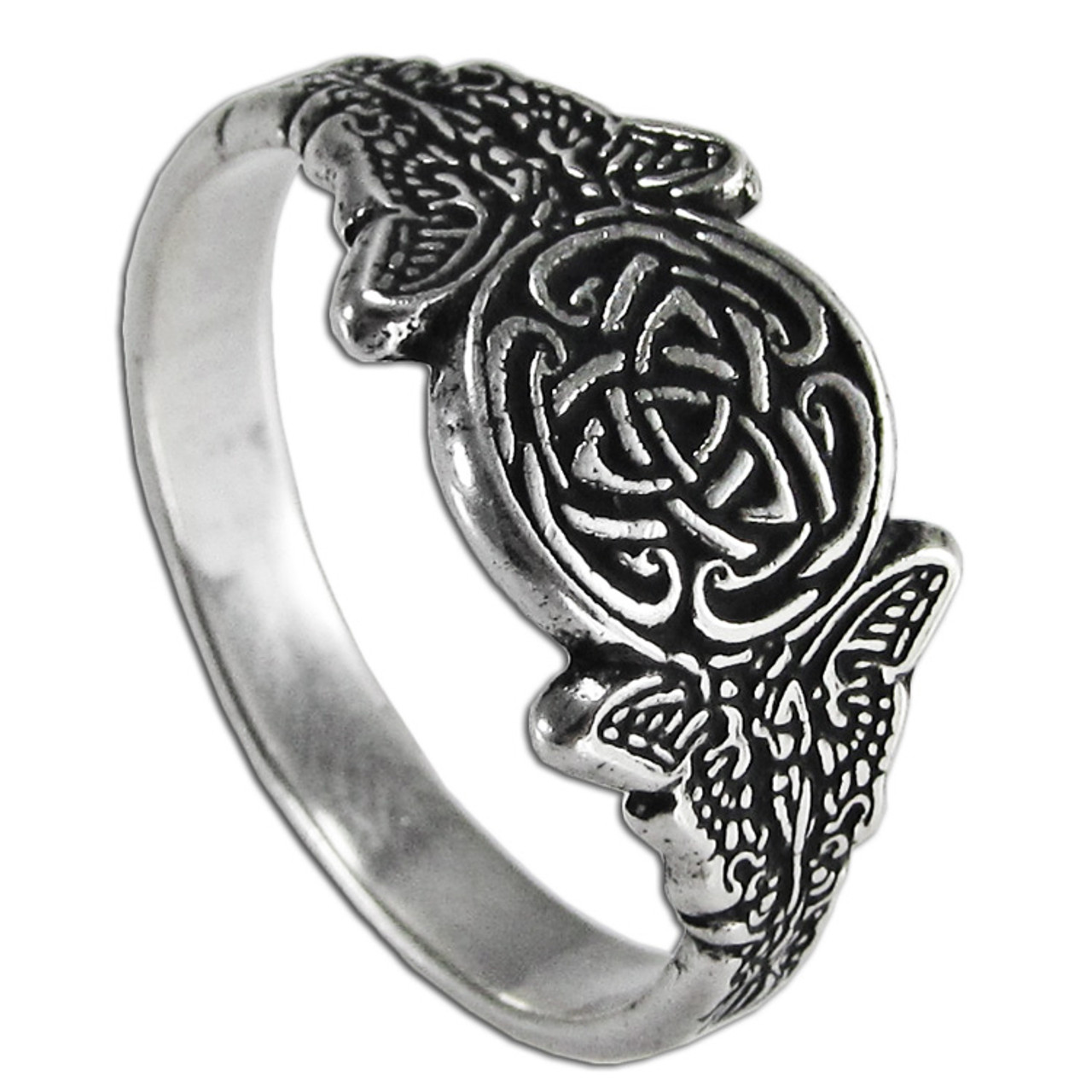 Sea Gems Celtic Triskele Scarf Ring - A Bit of Home