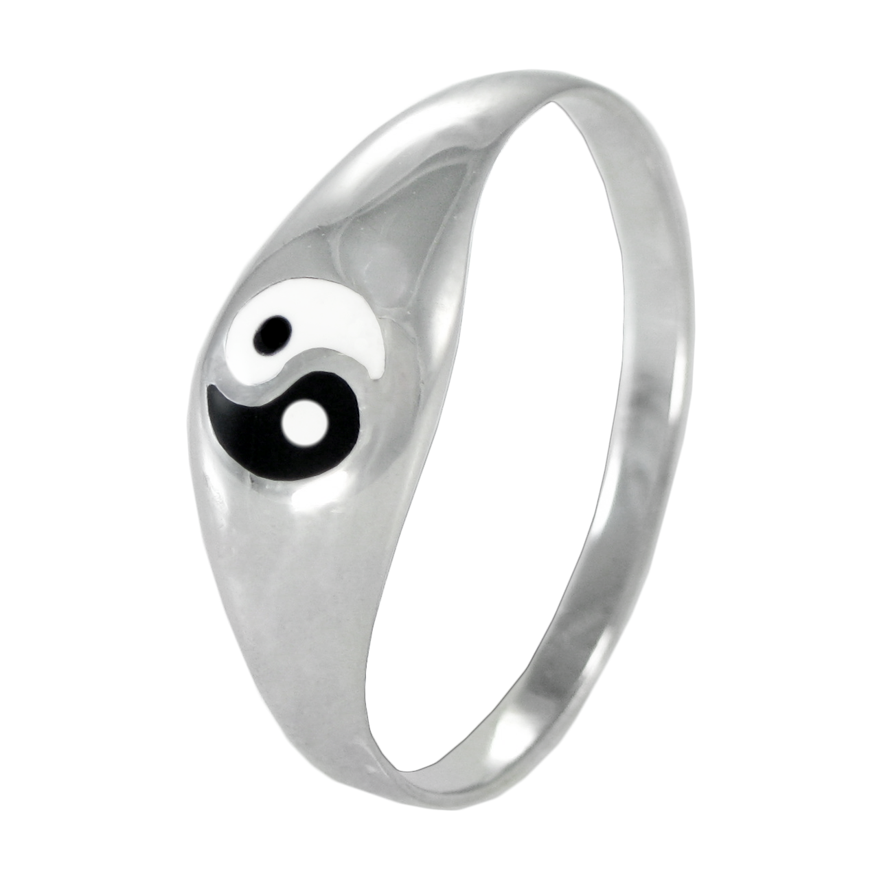 Sterling Silver Yin Yang Ring