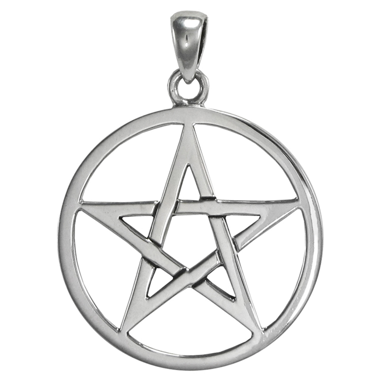 Pentagram Pendant in Sterling Silver - Pentagram