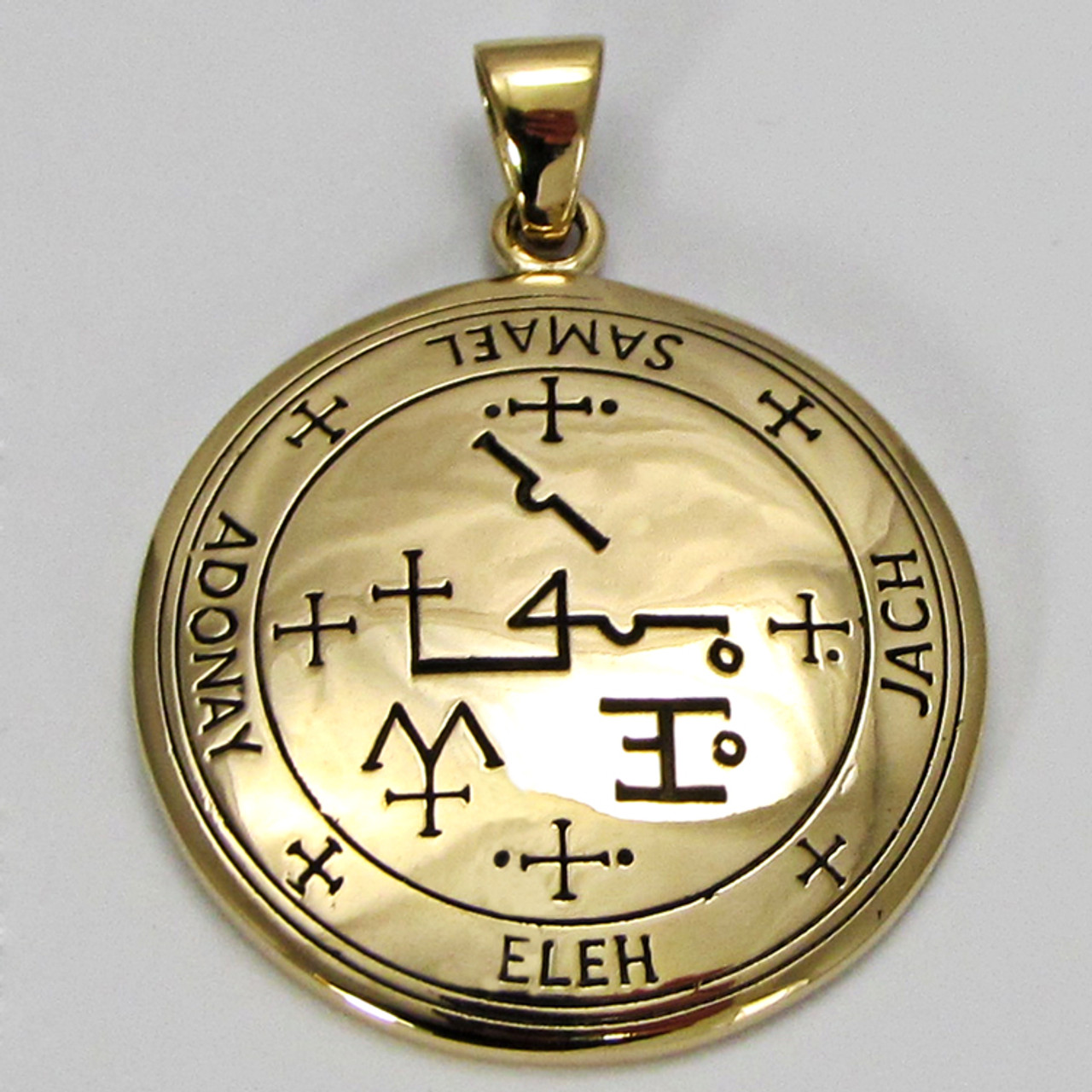 Bronze Sigil of Archangel Samael Talisman