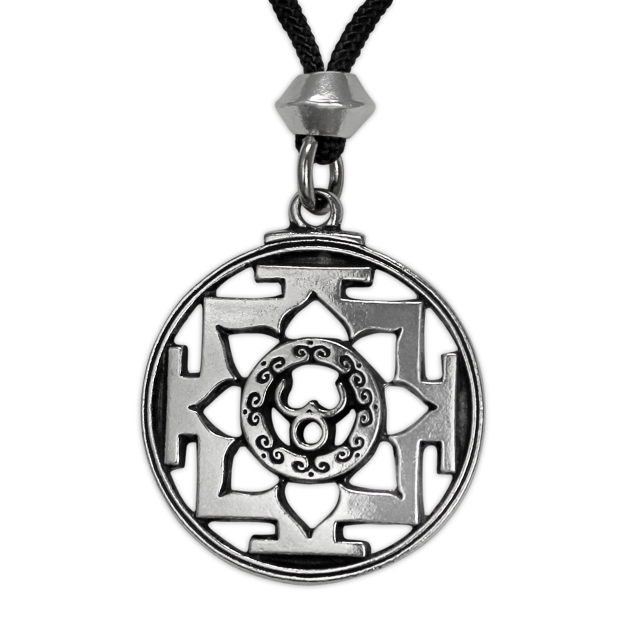 Kali Yantra Necklace Hindu Goddess Pendant Meditation Transformation Yoga  Gift