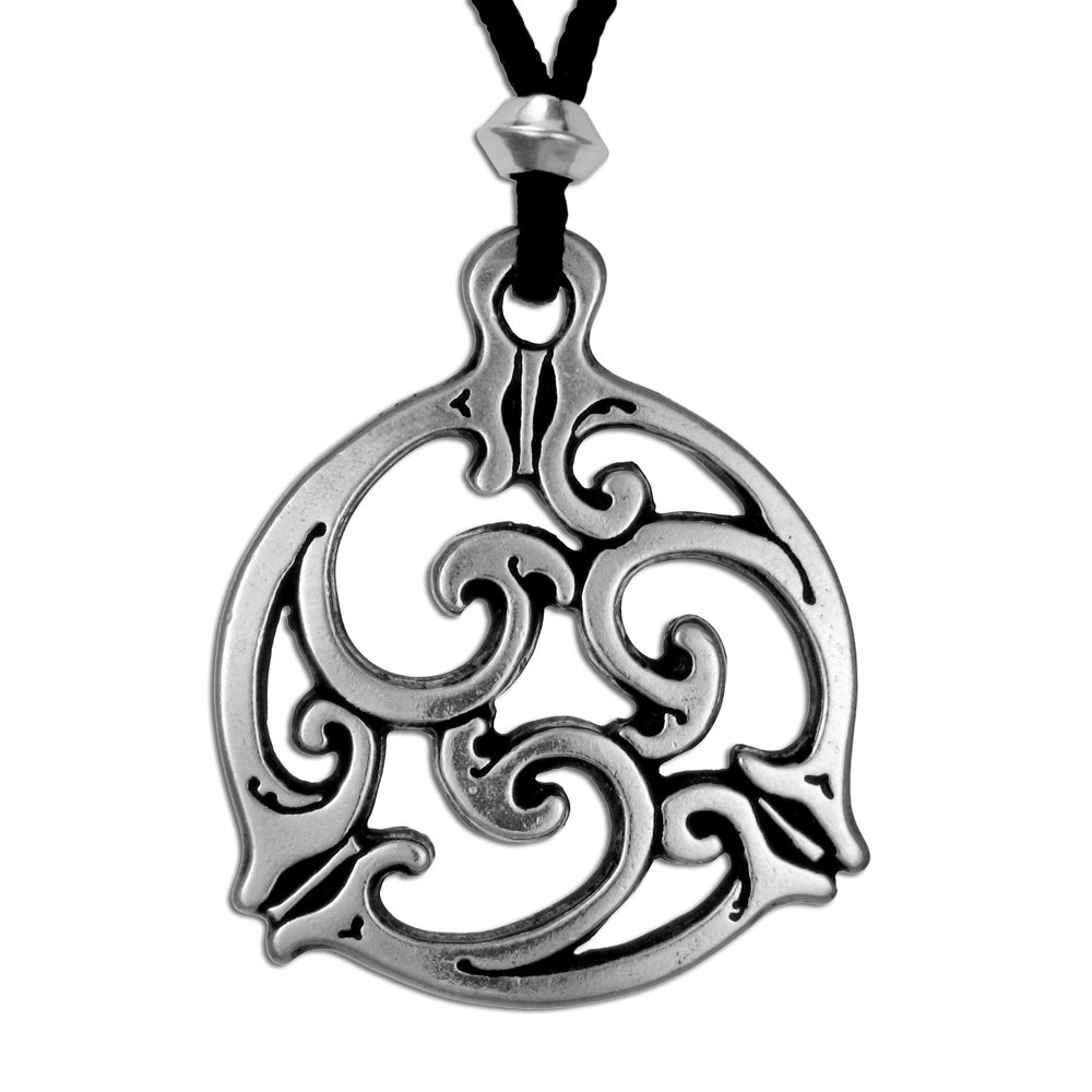 Ciondolo Triskel Celtico In Argento 925 – Simbolo Di Protezione E Unità, Confezione Regalo Inclusa, Dimensioni 2,2 Cm