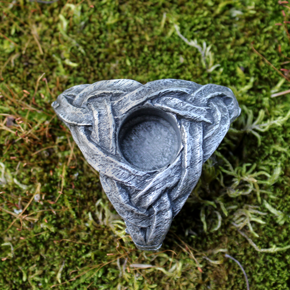 Spell Candle Holder Triskelion
