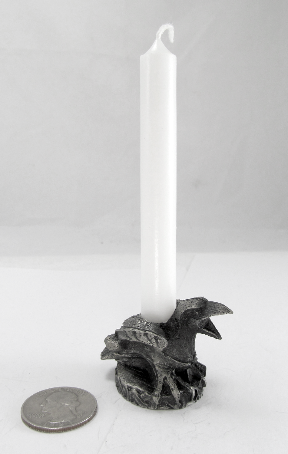 Spell Candle Holder Raven Spell Candle Holder Raven | Samhain Decoration | Wiccan Home Decor