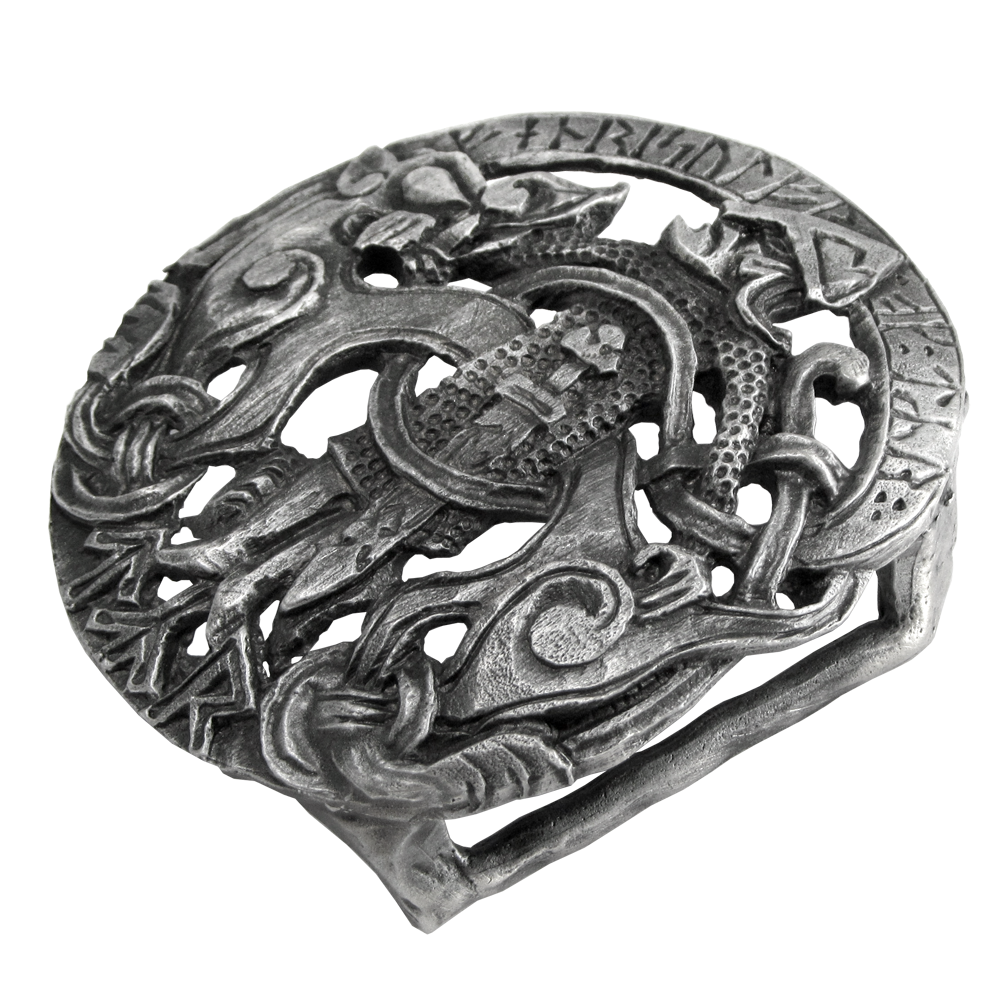 Norse God Tyr Pewter Buckle | Honor & Justice | Gift for Him