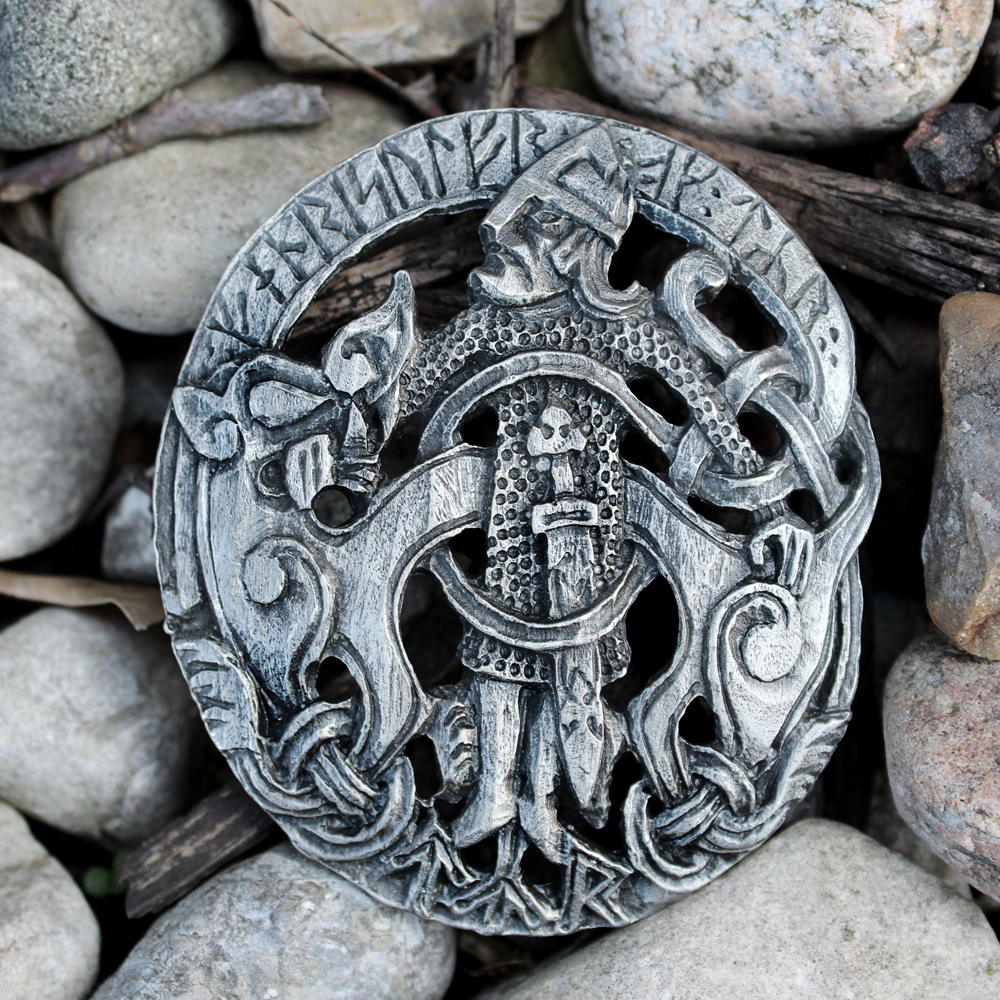 Tyr Belt Buckle | Pewter | Father's Day Pagan Gift | Wiccan Yule Gift