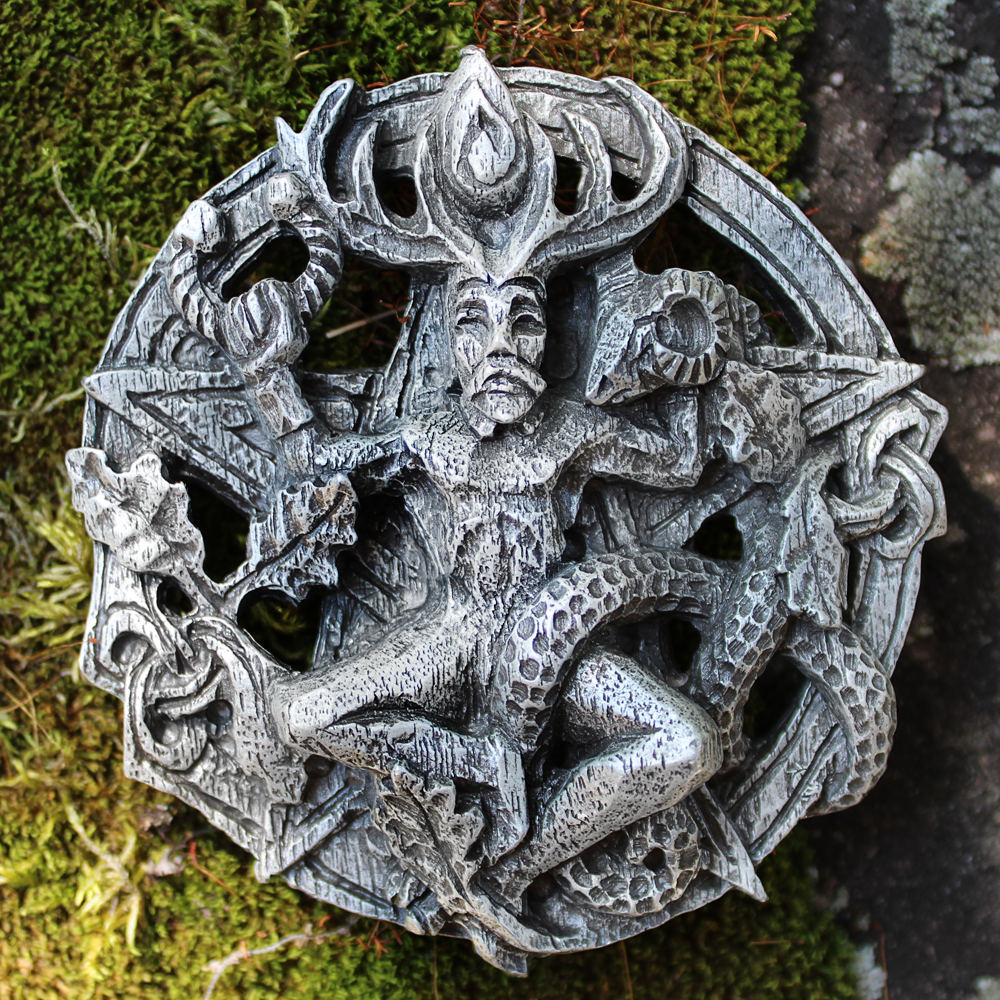 Pagan Cernunnos Belt Buckle | Pewter | Wiccan & Father's Day Gift