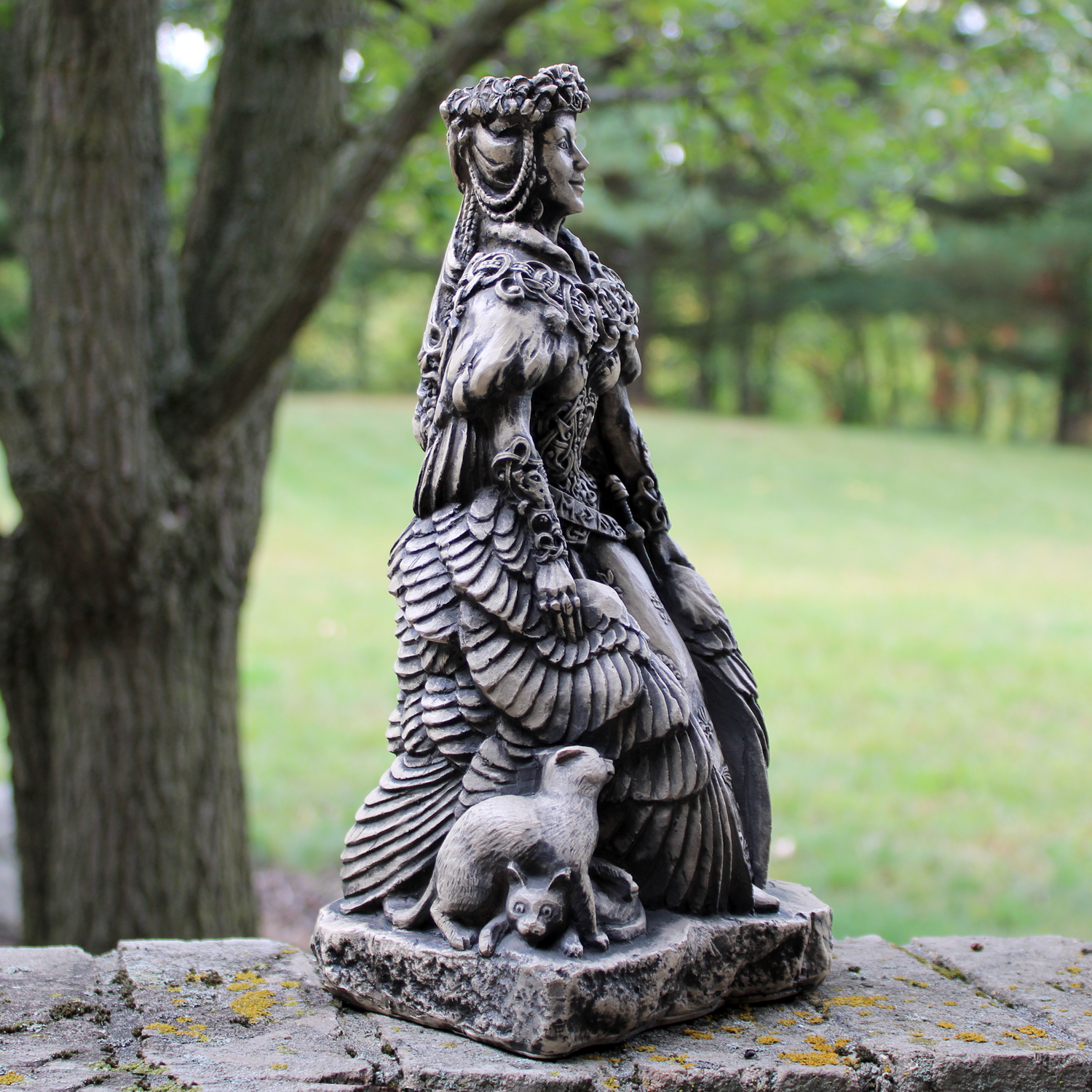 Large Freya Statue - Stone Finish