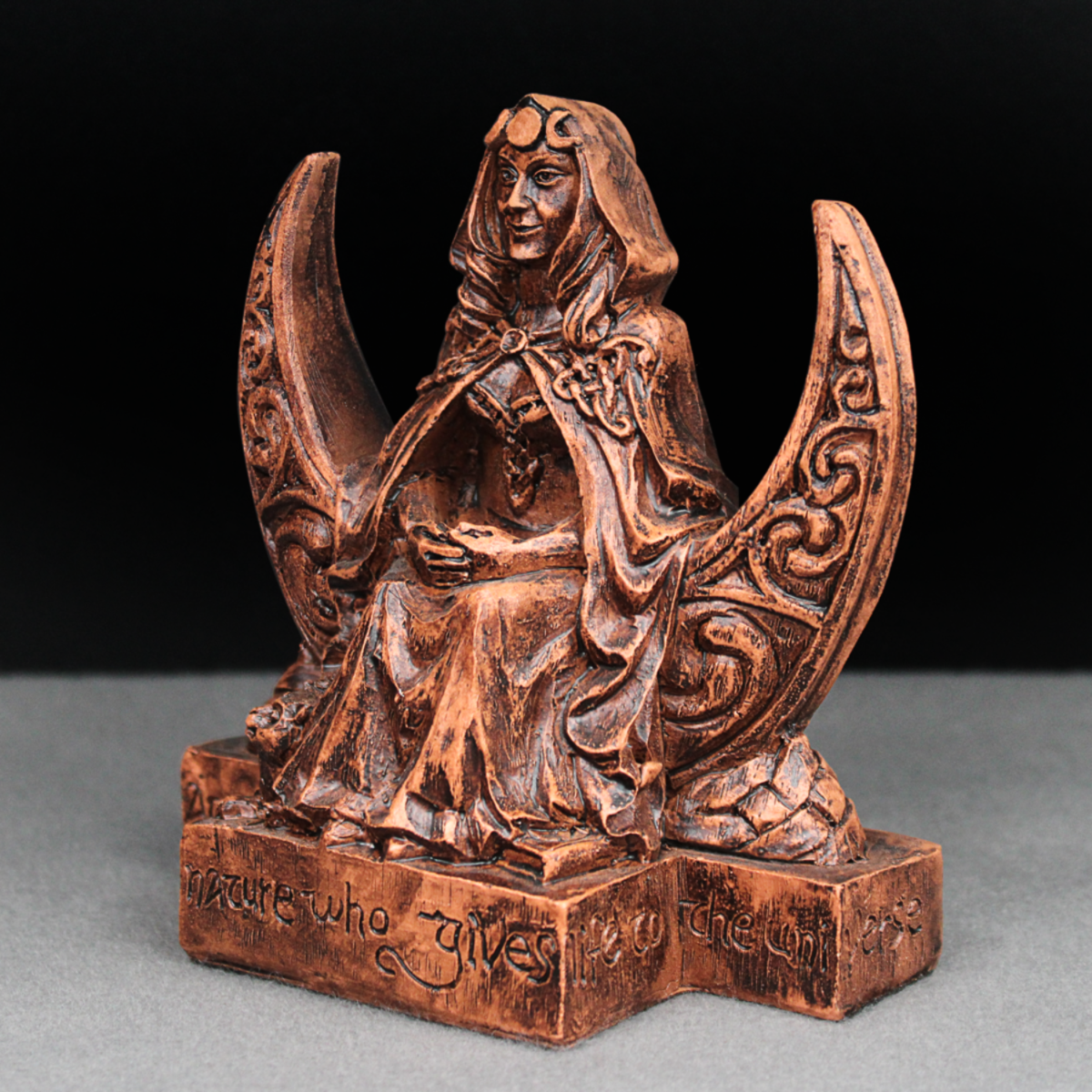 Pagan Moon Goddess Wiccan Statue Witchcraft Altar Tool Offering Bowl Witch Supplies Rituals Decor
