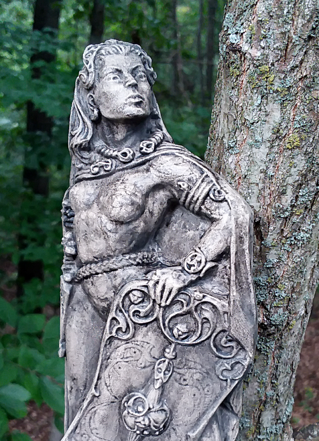Morrigan Statue - Celtic Pagan | Samhain Decoration | Wiccan Home Decor