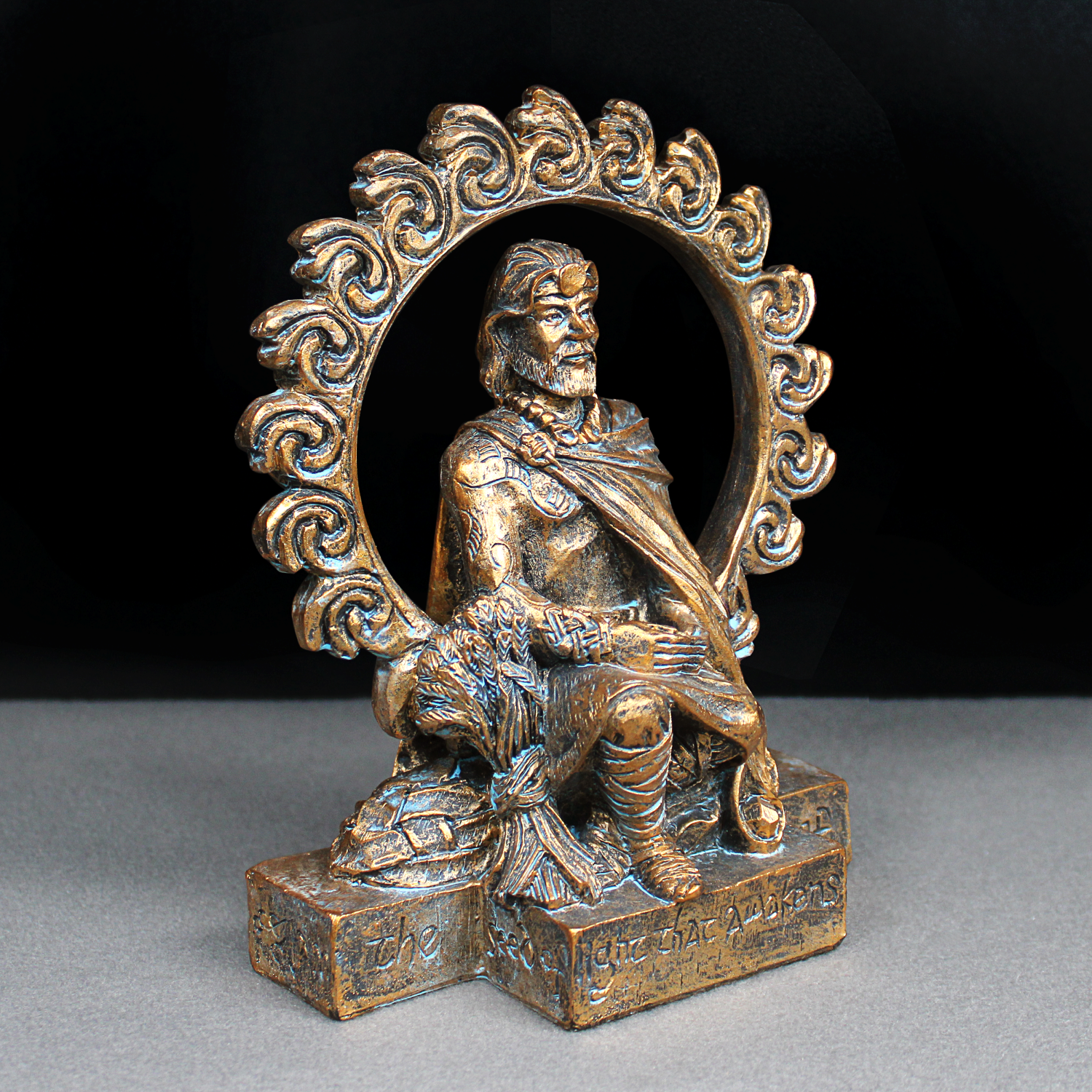 Lugh Figurine | Celtic Pagan God Statue - Bronze
