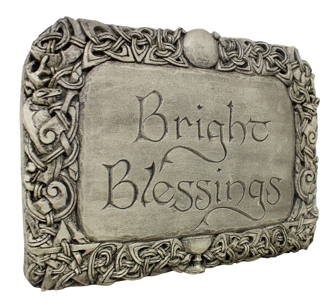 Wiccan Store: Bright Blessings Plaque | Pagan Gifts | Wiccan Home Decor | Gift Ideas