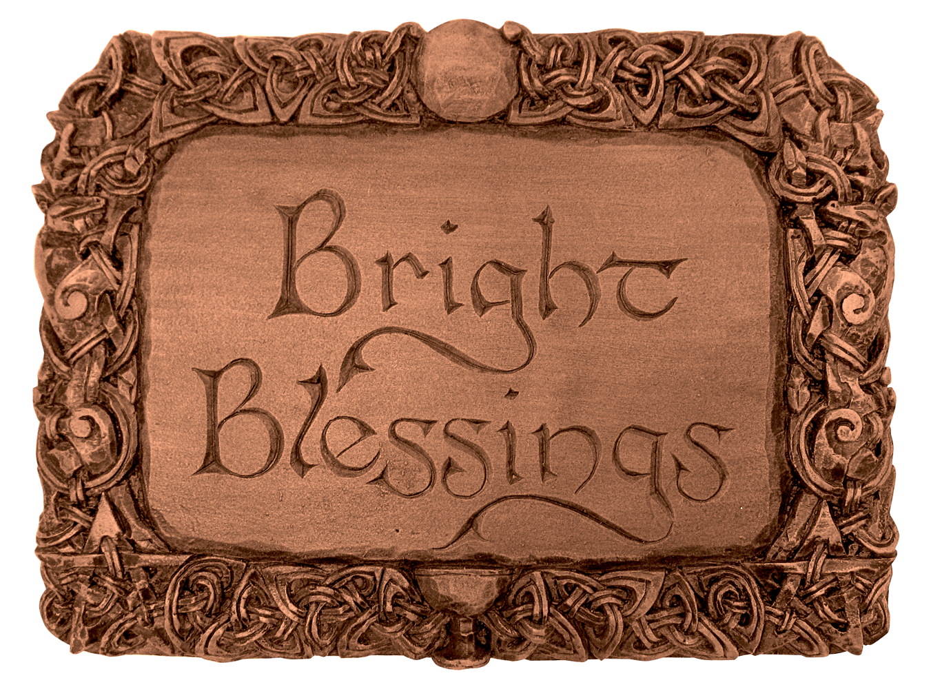 Wiccan Store: Bright Blessings Plaque | Pagan Gifts | Wiccan Home Decor | Yule Gift Ideas