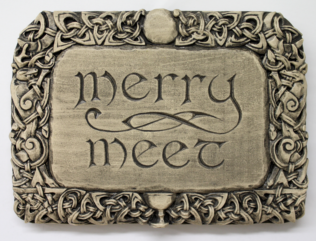 Merry Meet Wiccan Gift Witch Wall Decor Plaque