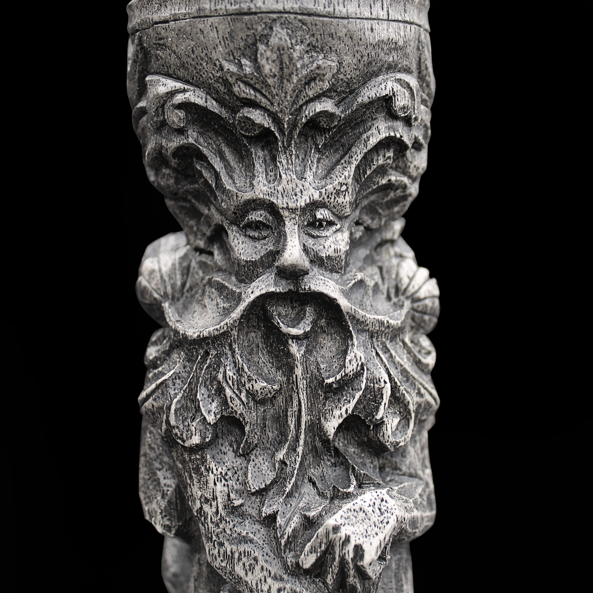 God Candle Holder Ritual Tools Spiritual Wiccan Supplies - Face 2