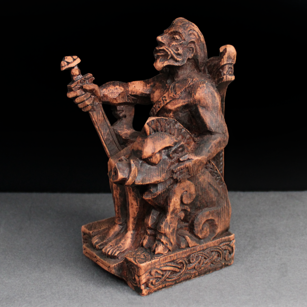 Seated Freyr Altar Statuary Magical Supplies Wiccan Gifts Pagan Ritual Tools