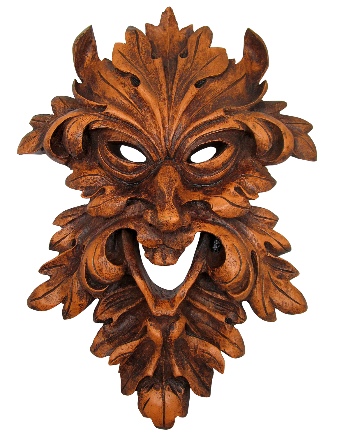 green man Mask Plaque  Samhain decoration | Wiccan Gifts and Home Decor