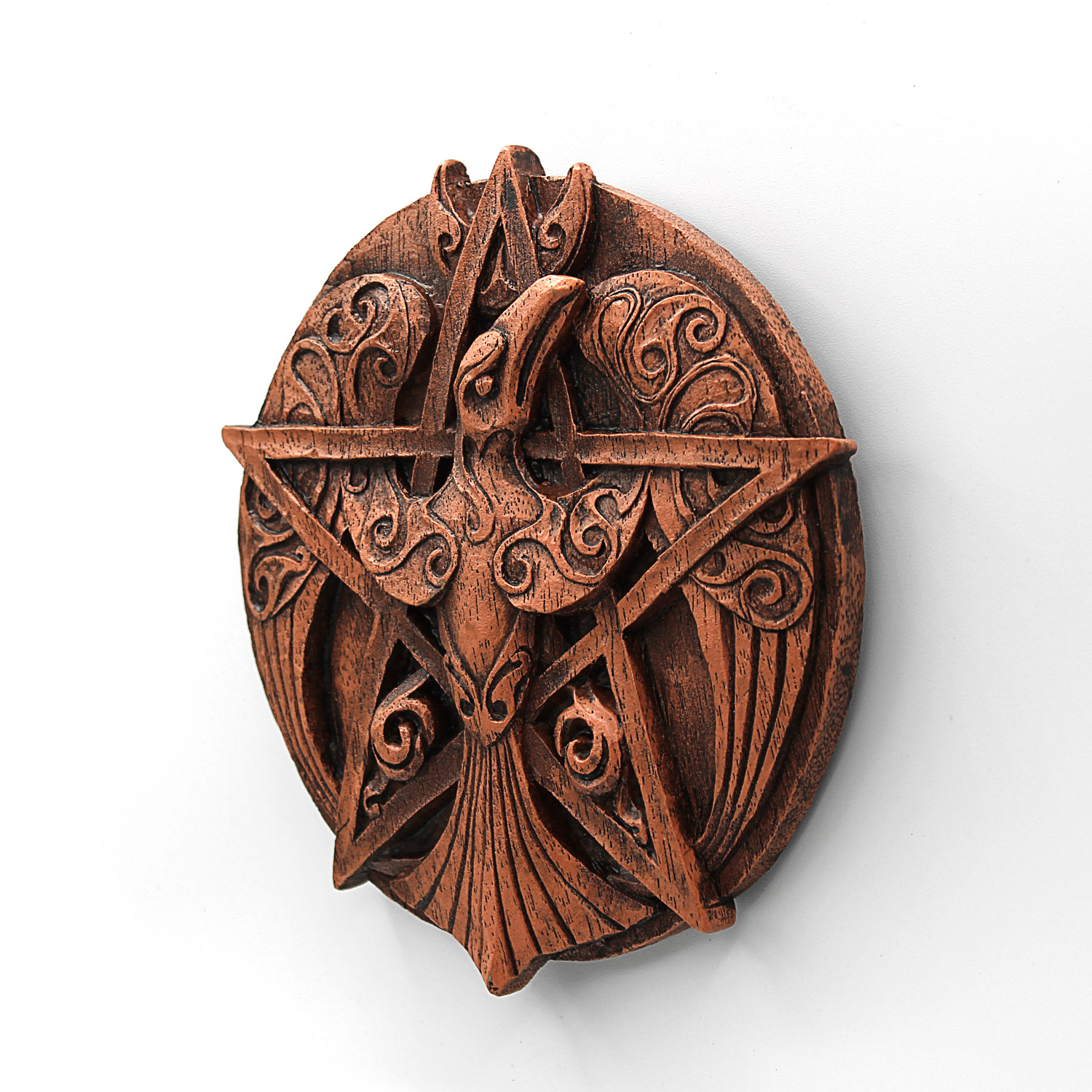 Raven Pentacle Plaque