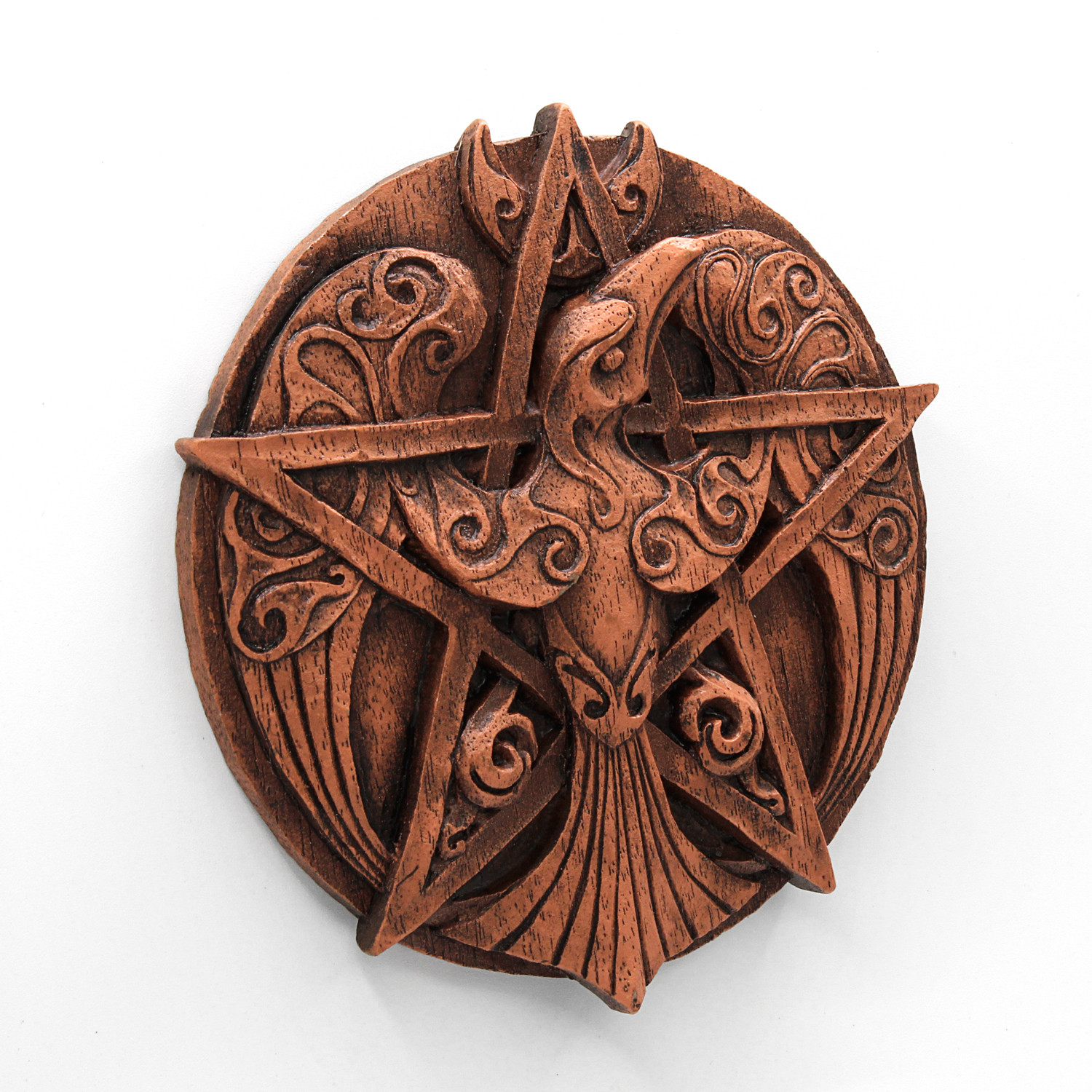 Raven Pentacle Plaque