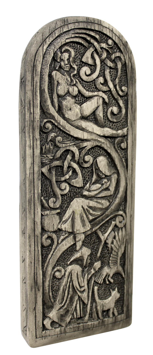 Maiden, Mother, Crone Plaque Goddess Wall hang | Samhain Decorations | Witch and Wiccan gifts | Witch Wall Decor