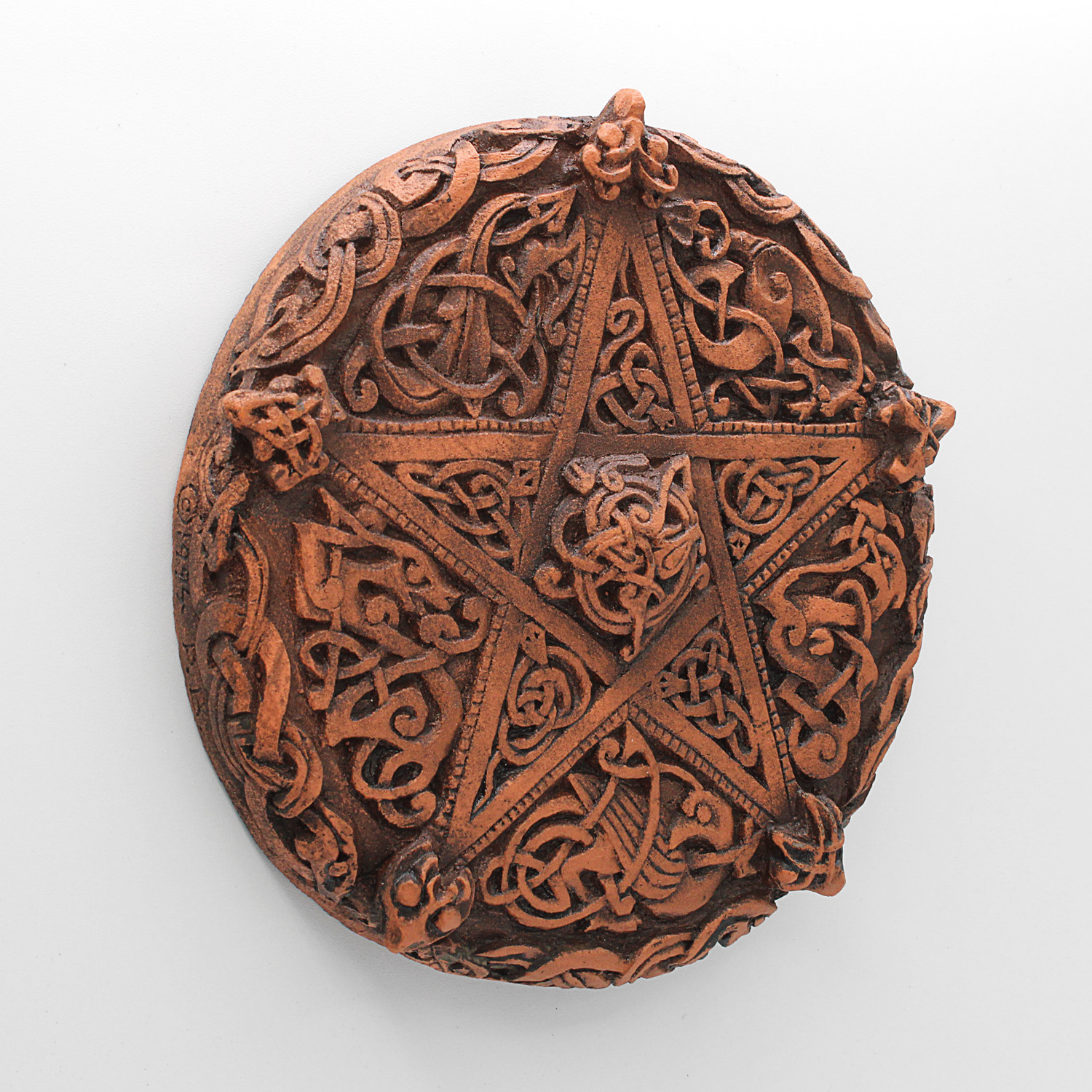 Celtic Knotwork Pentacle Plaque