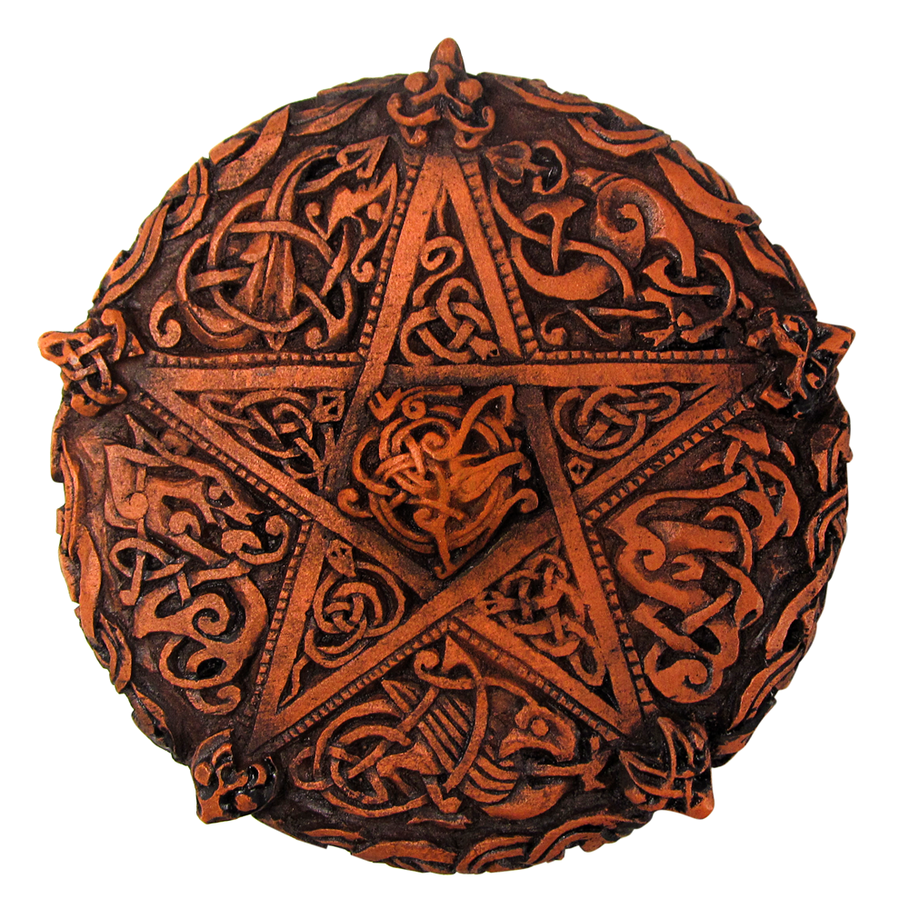 Celtic Knotwork Pentacle Plaque