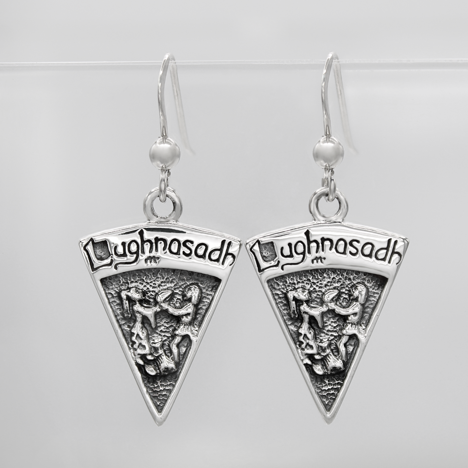 Sterling Silver Lughnasadh Sabbat Dangle Earrings