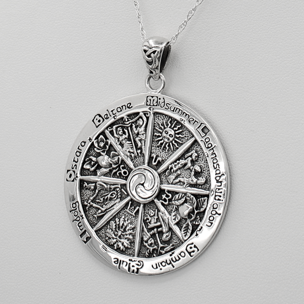 Wheel of the Year Pendant | Pagan Jewelry | Wiccan Gifts | Witches Store