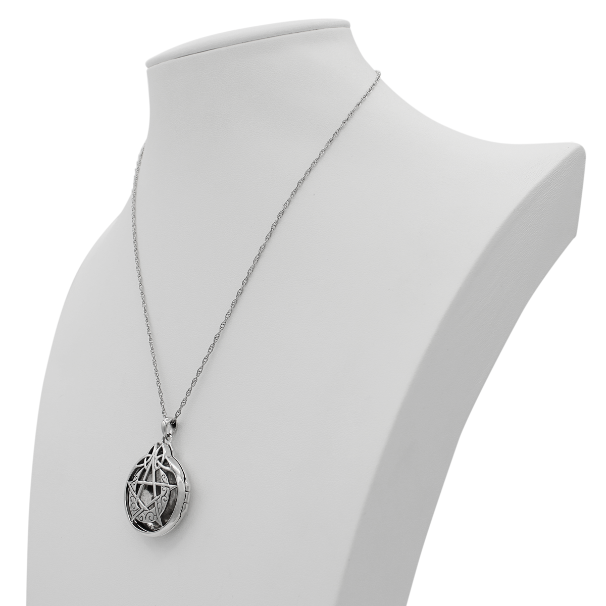 Spell Locket Witchcraft Pendant Necklace for Aromatherapy Scent Magic