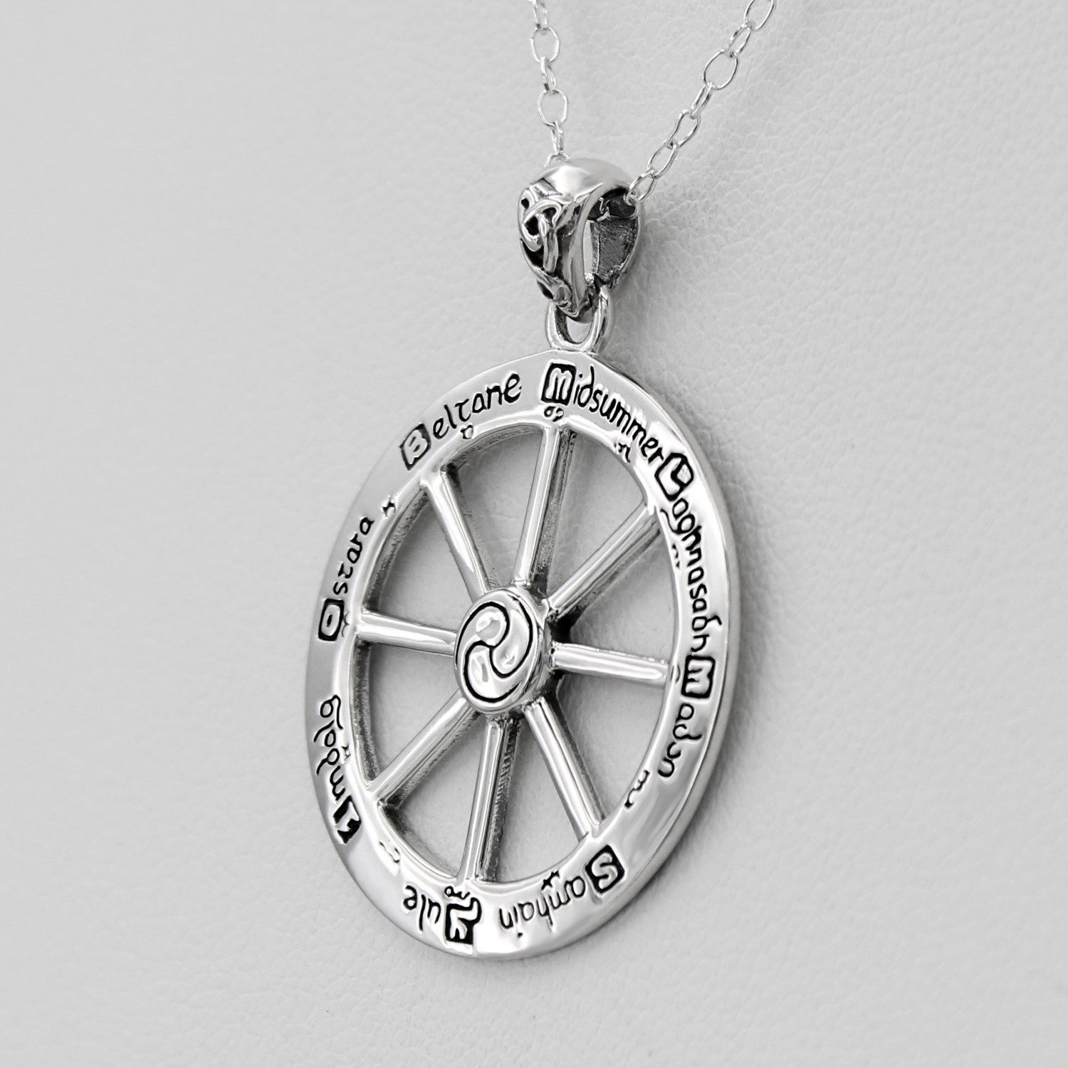 Wheel of the Year Pendant | Witch Gifts | Pagan & Wiccan Jewelry